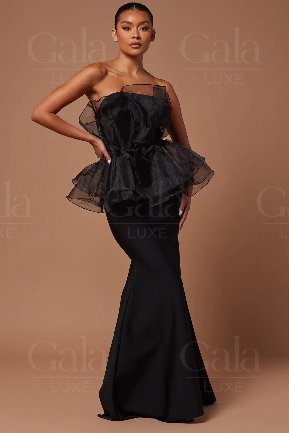 Mara Black Bandage Gown
