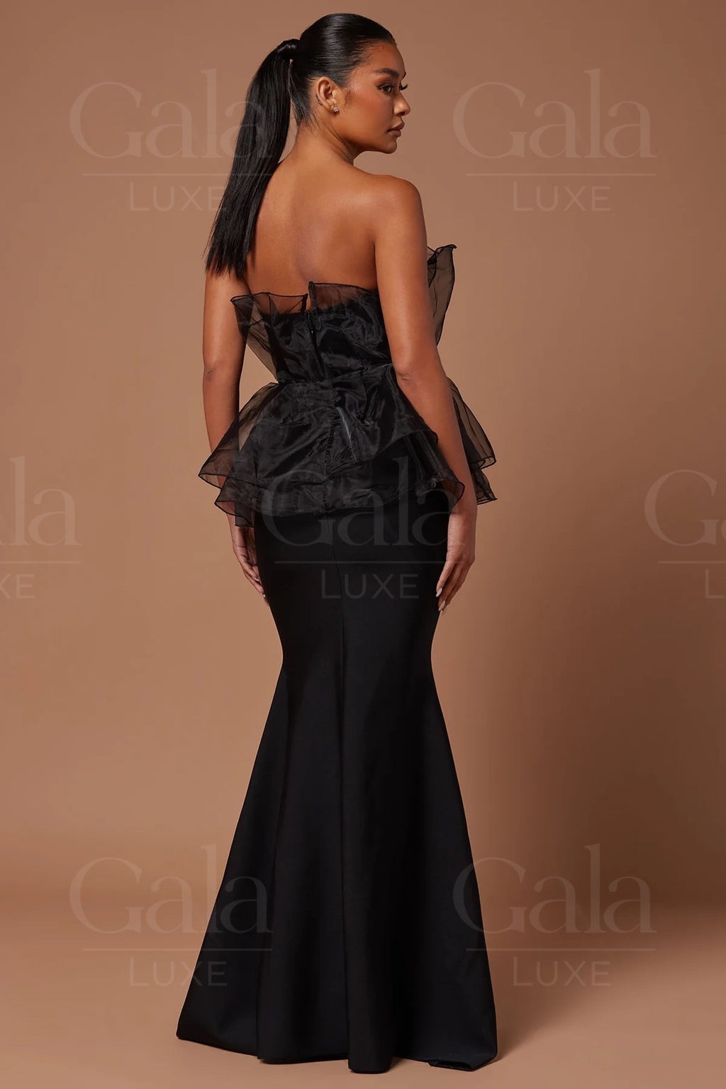 Mara Black Bandage Gown